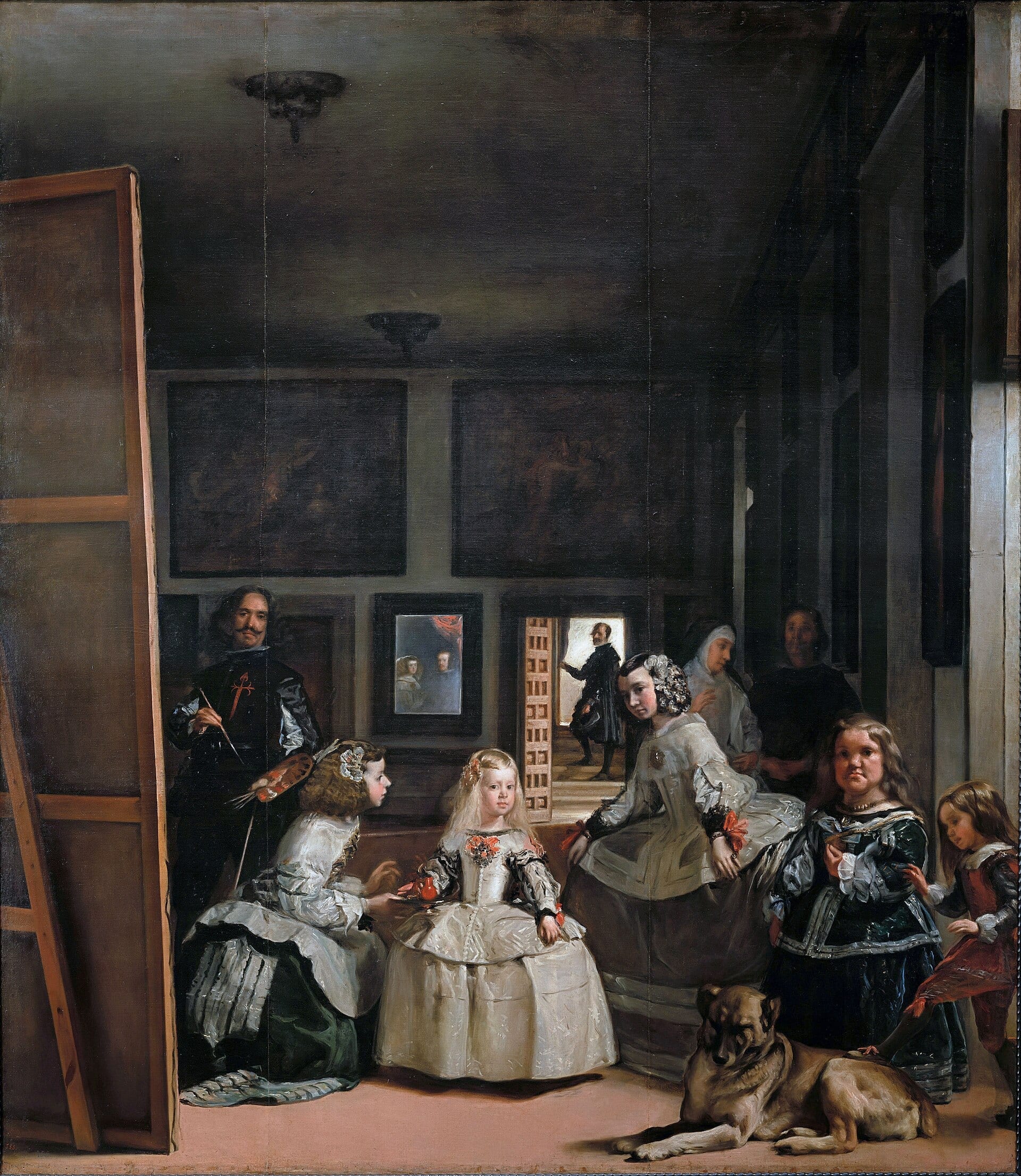 Diego Velázquez, Las meninas, 1656. Óleo sobre lienzo, Museo Nacional del Prado. Reproducción en dominio público procedente de Wikimedia Commons.